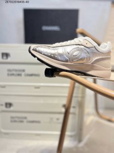 Chanel香奈儿 2025C 最新米兰走秀爆款 厚底老爹运动鞋 原版开发1-1复刻 官方同步 25款官方最新包装 花纹礼盒包装 小香早春度假新款 双C方圆头系