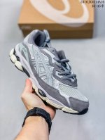 公司级asics 亚瑟士gel-Nyc透气网眼鞋面配合部分合成革材质 采用全新ahar+橡胶材质 更加耐磨 货号: 3A383-302 尺码:36 37 37.