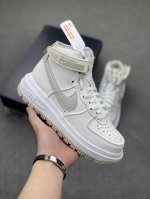 工厂套现 福利特价 原本地240版本 耐克 Nike Air Force 1‘07 High 空军一号高帮魔术贴休闲运动板鞋 原楦头原纸板 纯正空军版型专注外贸