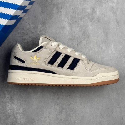本地270 核心私 公司级阿迪达斯 Adidas Forum Low Cl低帮百搭潮流休闲运动板鞋 以复古篮球鞋的外形为基础 采用皮革拼接简约百搭 更加贴合舒适