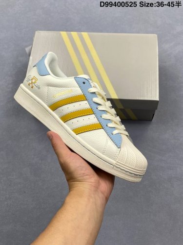 阿迪达斯Ad Originals Superstar 经典贝壳头休闲板鞋 纯白 B27136 纯原鞋楦 立体Logo 国内最高工艺 原装超软一体蓝底 头层抗裂牛
