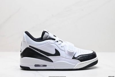 公司级三合一最强合体，多种新配色回归耐克nike Air Jordan Legacy 312 Low”White Grey Fog Blue Red“乔丹最强三