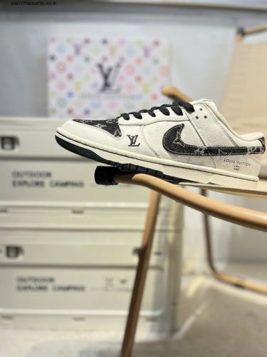 lv X Nike Sb Dunk Low 大厂出品 极力推荐 新配色 原装头层材料 独家版型蒸餾加工 帶來的是更好的视觉和脚感体验 大厂纯原品质出货 清洁度
