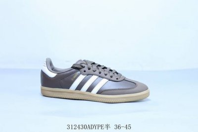 180 阿迪达斯三叶草Adidas Originals Samba Vegan Og”Spd“桑巴舞系列绅士德训足球风百搭低帮休闲运动板鞋 棕色 货号 Ie65