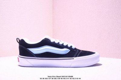 Vans Knu Skool 百搭休闲防滑减震低帮 板鞋男女同款 颜色：Vans 面包粉紫色 橙粉紫色 货号：Vn000D75F94 尺码：35 36 36.5