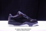 Jordan 乔丹 Aj4代重置版系列 原楦开发版型，采用翻毛皮组合粒面牛剖革鞋面材质，缜密定位拉帮及注胶效果，中底Pu内嵌开窗式Air缓震气垫颜值没的说！耐克