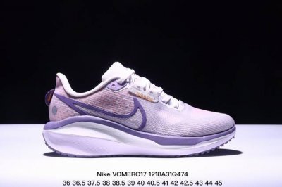 耐克air Zoom Vomero 17 夏季网面徒步运动缓震跑步鞋全新配色内置双zoom气垫 Vomero是耐克旗下的运动鞋系列，Vomero是给外旋的人跑步