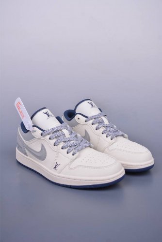 Nike Jordan Air Jordan 1 Lv联名 纯原大厂出品 极力推荐 定制鞋盒 大厂纯原品质出货 超高清洁度 皮料切割干净无任何毛边 细节完美 官