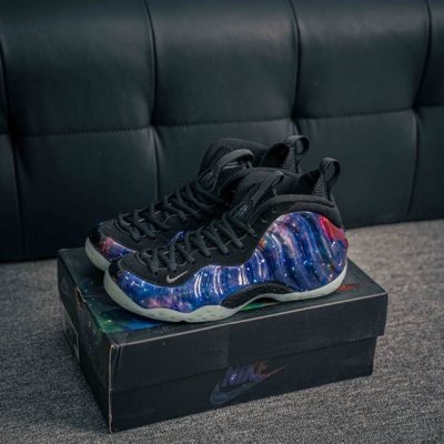 核心私 Nike Air Foamposite One 新银河喷 莞产原底面 公司渠道同模具 鞋型发泡360度无死角 双层Zoom气垫植入 中底完美注胶 搭载原