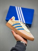 adidas Originals Gazelle Indoor Jq0010三叶草复古休闲防滑耐磨低帮板鞋尺码：35 36 36.5 37 38 38.5 39
