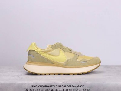 真标带半码 Nike耐克vaporwaffle Sacai华夫透气轻盈缓震运动跑步鞋 Xm0622Q657