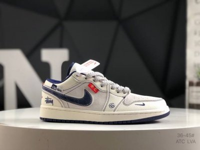 公司级带半码 耐克 Nike Air Jordan 1 Low Aj1 乔1 低帮潮流运动休闲板鞋。Aj1 低帮拼接 完美版型真头层牛皮# 内置缓震气垫 原鞋开
