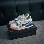 核心私 nike Air Jordan Legacy 312 Low 乔丹 Aj 312 最强三合一混合版 有着交错结合的设计 它的名字就展现出它所包含的鞋款元