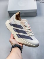 公司级Adidas Adizero Adios Pro 4M 马拉松飞线贾卡轻质透气休闲运动跑步鞋 采用双层透气网纱 Flywire动态飞线绑缚鞋面材质 内置Z