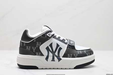 公司级ss春季学院穿搭爆款korea韩国限定，联乘ny美国榄球洋基队 Mlb Chunky Liner New York Yankees学长鞋系列中帮老爹风轻量 - 点击图像关闭