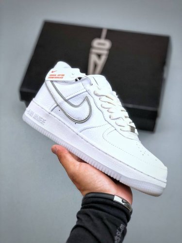 Nike Air Force 1 Low 07 X Ma Maniere 纯白原楦头原纸板 打造纯正低帮空军版型专注外贸渠道 全掌内置蜂窝气垫 原盒配件 原厂中
