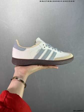 140 公司级阿迪达斯三叶草Adidas Originals Samba Og 桑巴舞系列绅士德训足球风百搭低帮休闲运动板鞋 货号:Jh7299 尺码:36 3 - 点击图像关闭