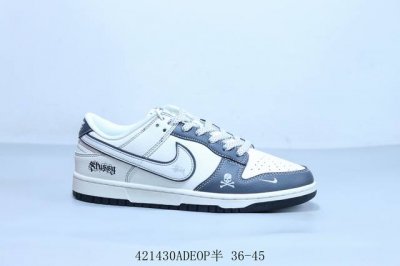 耐克 Nike Sb Dunk Low Pro 复古低帮 休闲运动滑板板鞋 骷髅头 货号 Zh2598-270 421430Adeop半 36-45