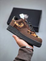 Nike Air Force 1 Low 07 豹纹 原楦头原纸板 打造纯正低帮空军版型专注外贸渠道 全掌内置蜂窝气垫 原盒配件 原厂中底钢印、拉帮完美 官方货