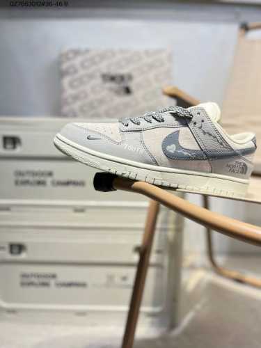 Nike Sb Dunk Low“北面联名” 周年高端定制 低帮休闲板鞋 定制鞋盒Dj Qz7663012#36-46半