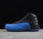 纯原 Air Jordan 12 Game Royal Aj12 乔12 黑蓝 帮复古篮球鞋男款 货号：130690-014 #Aj大厂出品 原厂楦头纸板 原厂
