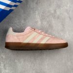 本地 核心私 阿迪达斯 Adidas Originals Gazelle Indoor 三叶草休闲防滑耐磨低帮板鞋 鞋头出色设计 塑就出众贴合感 稳固的后跟贴合