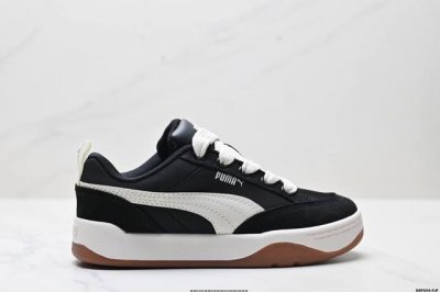 真标Puma年度王炸单品 Puma彪马Park Lifestyle Og 低帮 蕾哈娜联名面包鞋男女同款复古休闲 板鞋 货号:397495-01 尺码:36 3