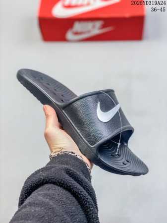 Nike Kawa Shower Slide耐克新款男夏浴室防水运动拖鞋832528-001 尺码：36-45 编码：02Yd319A24 - 点击图像关闭