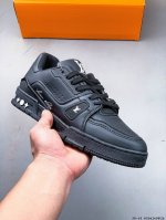 路易威登 Louis Vuitton Lv路易威登板鞋 乘风破浪的姐姐争先种草款,舒适透明底和百搭性霸屏整个时尚娱乐圈，正品1:1套楦复刻，细节调整完美主义！鞋