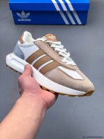 阿迪达斯Adidas Retropy E5阿迪新款运动休闲爆米花 三叶草 厚底 跑鞋 新款低帮经典运动鞋以70年代经典跑步鞋为灵感 新鲜演绎复古造型 搭载Adi