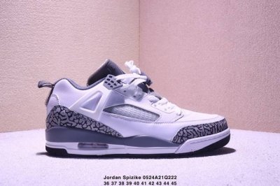 Jordan Spizike Low Flax 柔软舒适 防滑耐磨 低帮 复古篮球鞋 男女款 灰白色 xm0524Q222