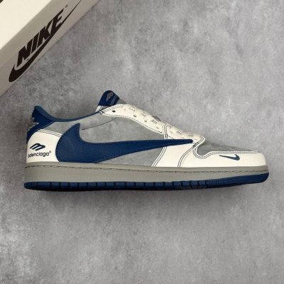 本地 核心私 Travis Scott X Fragment Design X Jordan Air Jordan 1 Low Og Sp “巴黎世家联名---