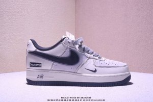 海外限量发售！公司级Nike Air Force 1 '07 Low “Nike联名 灰棕鬼脸”空军一号 低帮 运动鞋 休闲鞋 折边针车 工艺难度大 原楦头原纸