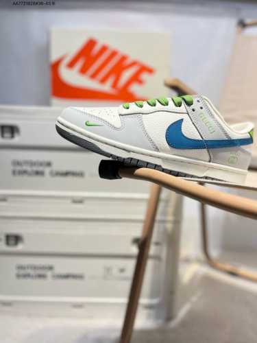 Nike Sb Dunk Low“古驰联名” 周年高端定制 低帮休闲板鞋 定制鞋盒 超高清洁度 皮料切割干净无任何毛边 细节完美Xy2026 Aa7721828