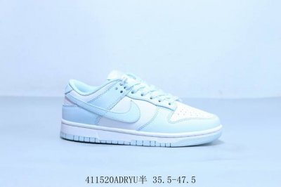 耐克 Nike Sb Dunk Low Pro 复古低帮 休闲运动滑板板鞋 白蓝 货号 Fb9109-105 411520Adryu半 35.5-47.5