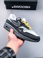 集图 顶级纯原版本 头层皮打造市面最强工艺 耐克 Nike Nike Air Max 1 87 限定配色 气垫缓震跑步鞋 0426160H36