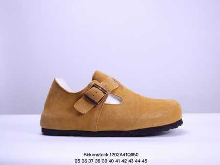 Birkenstock Boston Vl 勃肯绒面金属针扣软木底包头拖鞋 牛皮绒面革质地柔软 搭配可调节鞋扣提升穿着舒适度 人体工学设计分散脚部压力 保护脚踝 - 点击图像关闭