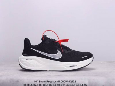 nk Zoom Pegasus 飞马41代马拉松系列网面透气缓震疾速跑鞋 Fb1309-004 拥有 Zoom Air 一如既往的稳定感和流畅感 鞋面采用工程网