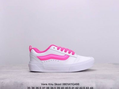 vans Knu Skool 百搭休闲防滑减震低帮 板鞋男女同款 颜色：Vans 面包全皮白粉 尺码：35 36 36.5 37 38 38.5 39 40 4