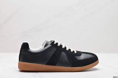 公司级比利时著名设计师品牌-Maison Margiela马丁 马吉拉 22 Classic Replica Leather Low Sneaker经典绅士德训