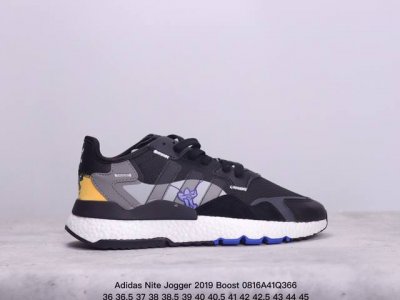 公司级真爆！Adidas Nite Jogger Boost 夜行者复古跑鞋原厂材料 原厂大底 私家独模 网布搭配头层皮 拼接打造鞋面 极具复古风格鞋头及鞋跟点