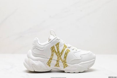 真标korea韩国限定发售ny美国榄球洋基队限定 X Mlb Big Ball Chunky Mesh 厚底老爹系列低帮网织轻量休闲运动慢跑鞋 货号:32Shc