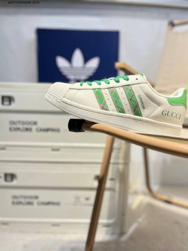 古驰 X Adidas Originals Superstar 经典配色 经典贝壳头官网同步 实拍首发渠道正品订单 诠释市场最高工艺水平区别市面普通真标版本 进
