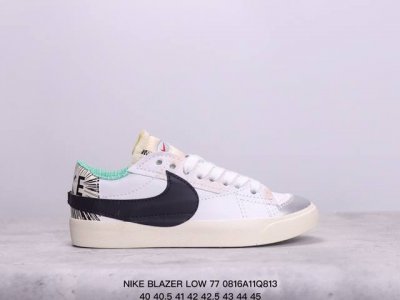 nike耐克blazer Low 77大勾男女鞋休闲经典复古低帮运动板鞋 紫色大勾 货号：Dq1470-167 尺码：如图所示 xm0816Q813