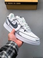 nike Court Vision Low 手绘涂鸦 解构绑带 休闲运动板鞋 纯原版本 低帮百搭透气休闲运动板鞋 经典耐用的设计 兼顾舒适脚感和出众风范 演绎匠
