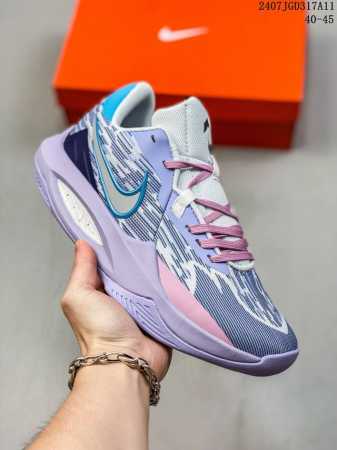 Nike Air Zoom G.T.Cut2圆头系带耐磨透气低帮篮球鞋 男款 蓝白 07Jgd317A11 - 点击图像关闭