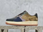 Travis Scott X Nk Air Force 1 Ts联名换钩空军一号 双方真正意义上的第一次合作便是这双aff100企划下的af1这双鞋由travi