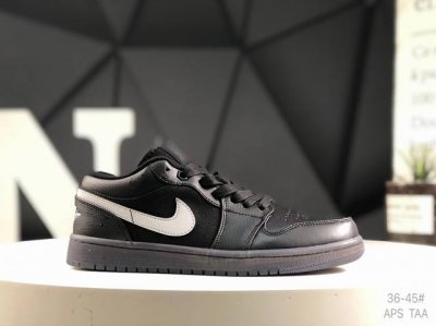 耐克Nike Air Jordan 1 Low Aj1乔1 低帮潮流缓运动休闲板鞋。Aj1 低帮拼接 完美版型真头层牛皮# 内置缓震气垫 原鞋开模 拒绝公底 购