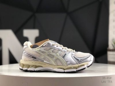 200 asics Gel-Kayano 12.1 亚瑟士运动休闲透气专业跑鞋 采用工程弹性双层再生针织密度鞋面材质 后跟3D可视Gel缓震乳胶物料 升级Ff