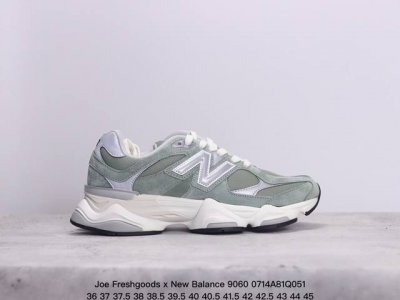Joe Freshgoods X New Balance 9060 联名系列 复古休闲运动老爹鞋 该联名系列承袭990系列设计元素而生 鞋面由空间网格及磨砂鞋面